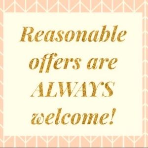 I accept most of the reasonable offers🥳